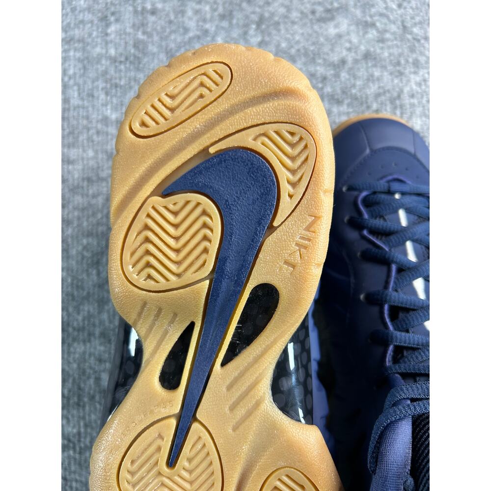 Nike Air Foamposite One GS Midnight Navy Gum Sole Size 6Y 7W - Picture 11 of 12
